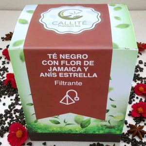 TÉ NEGRO CON IBISCUS Y ANIS ESTRELLA X 10 FILTRANTES