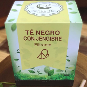 TÉ NEGRO CON JENGIBRE X 10 FILTRANTES