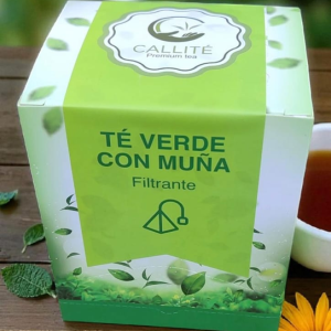 TÉ VERDE CON MUÑA CAJA X 10 FILTRANTES
