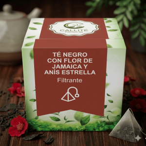 TÉ NEGRO CON FLOR DE JAMAICA Y ANÍS ESTRELLA