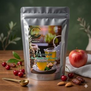 TÉ VERDE ROLADO CON FRUTOS DEL BOSQUE 75G